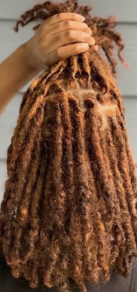 Caramel Brown locs