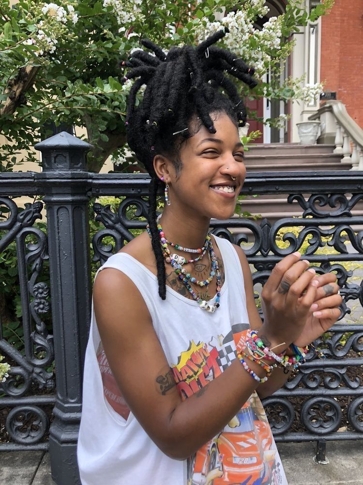 Freeform Locs with Accessories