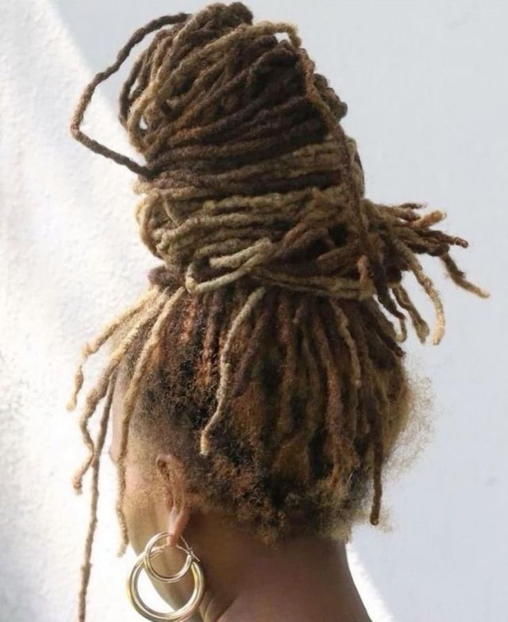 High Bun locs