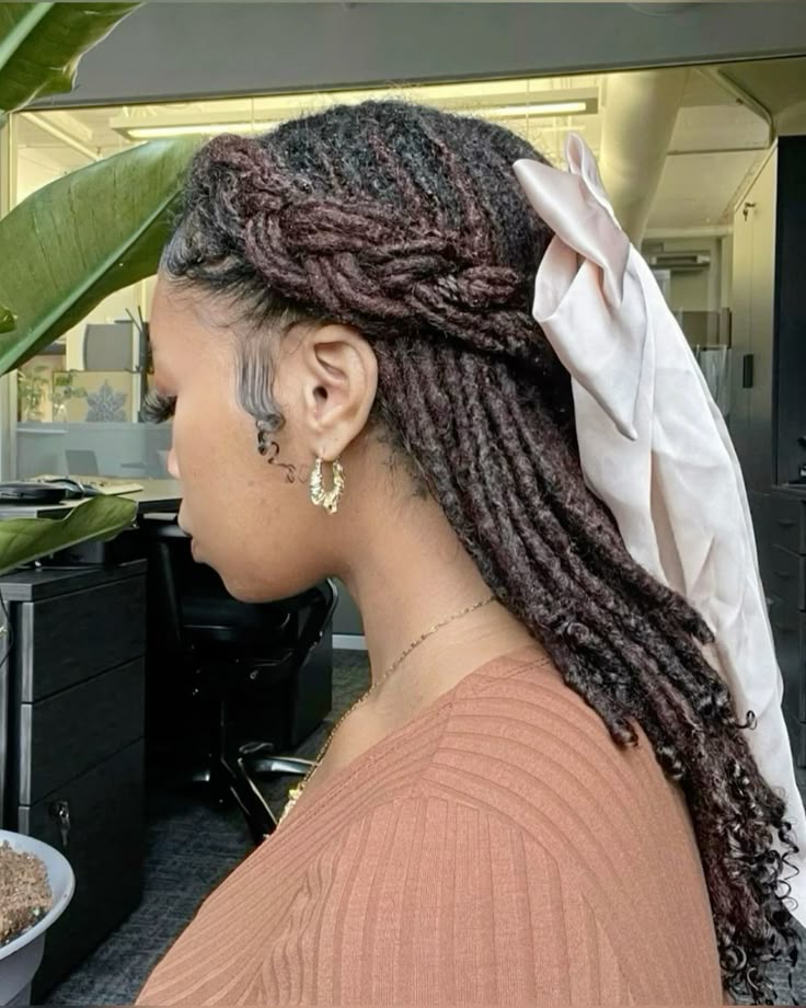 Short Loc Braid Crown