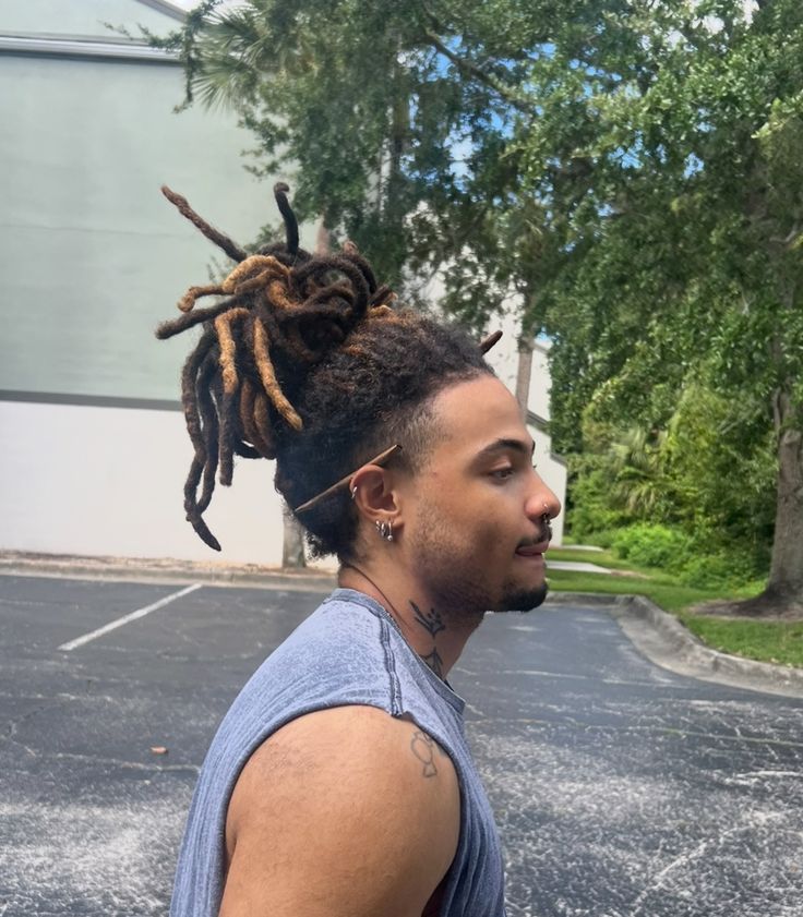Top Knot With Undercut or Fade