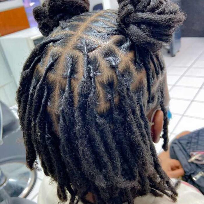girl on locs
