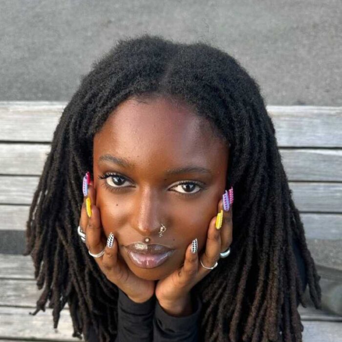 girl on locs