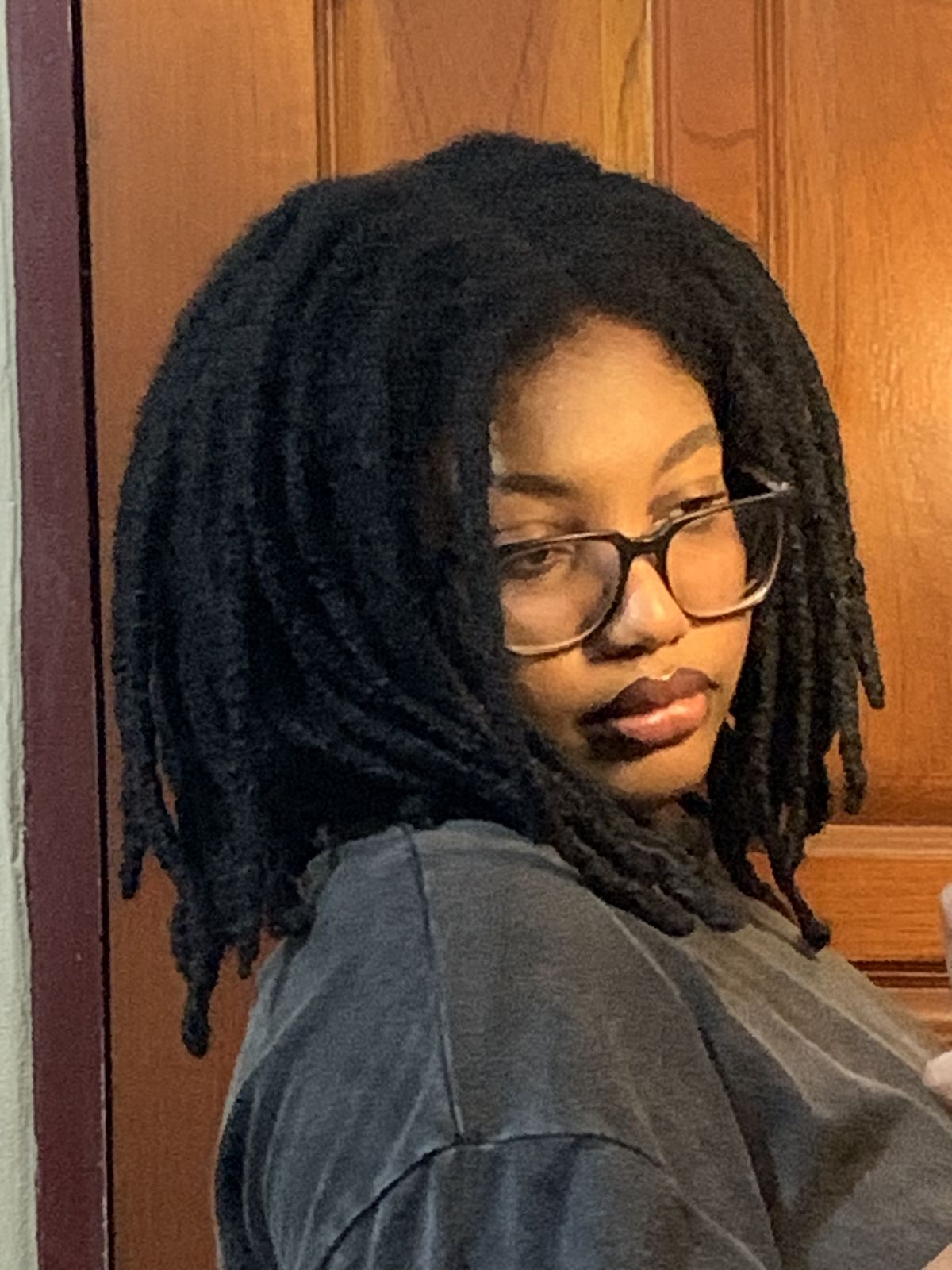 girl on locs