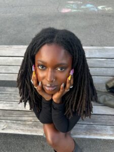 girl on locs