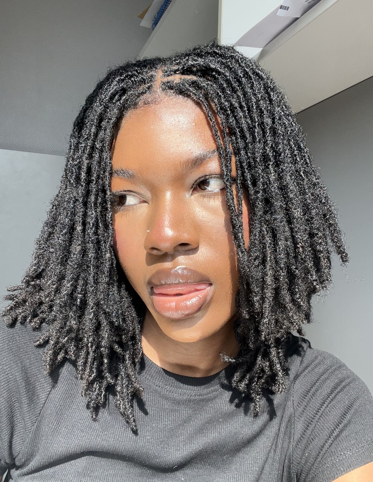 girl on locs