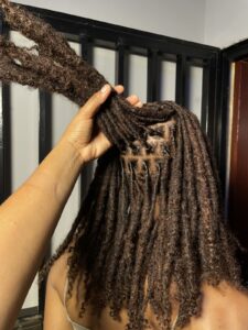 girl on locs