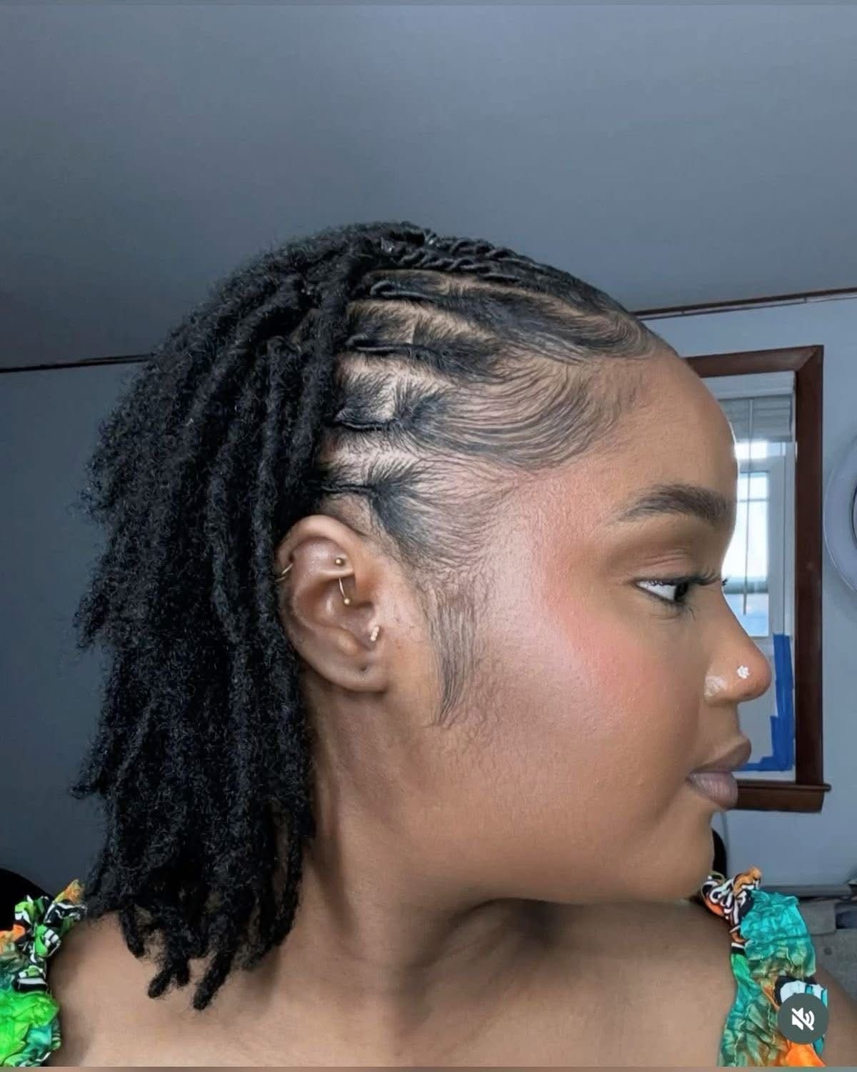 two twist styled locs