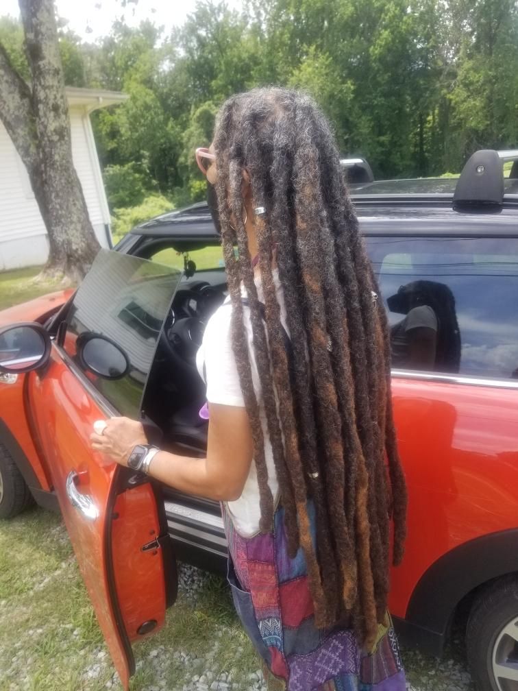 very long freeform locs