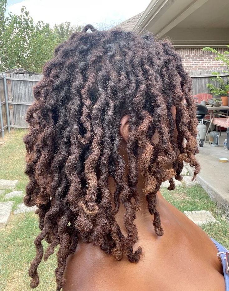 wavy styled locs