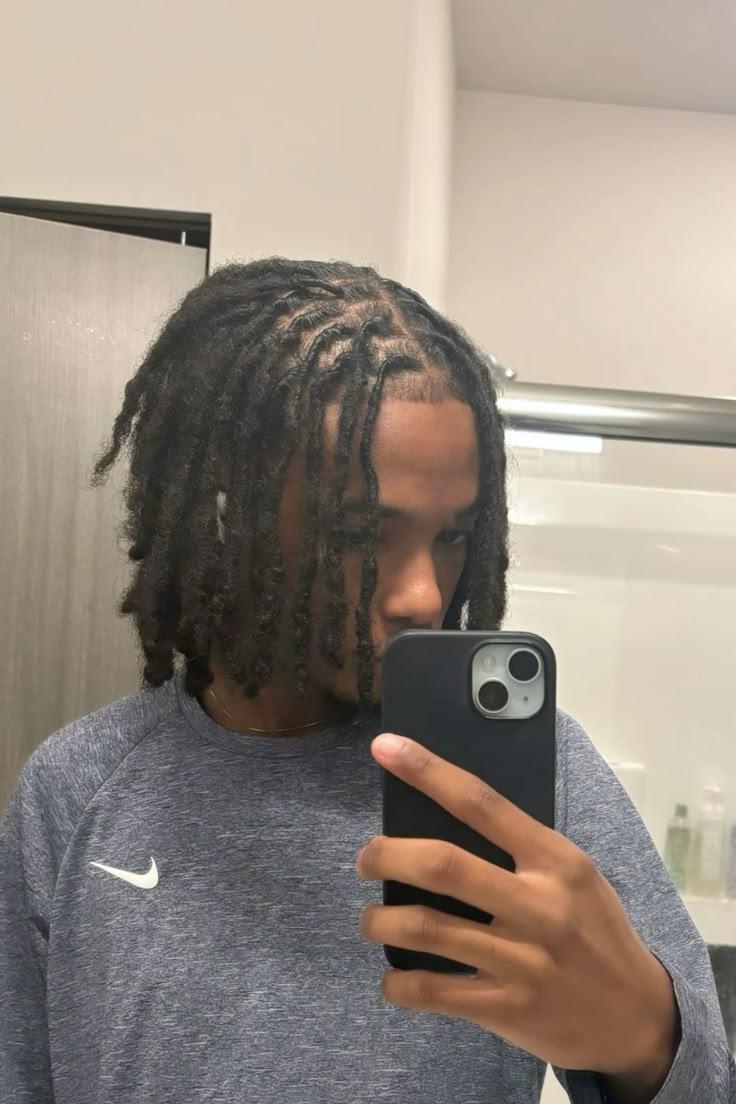 Medium Locs for Men