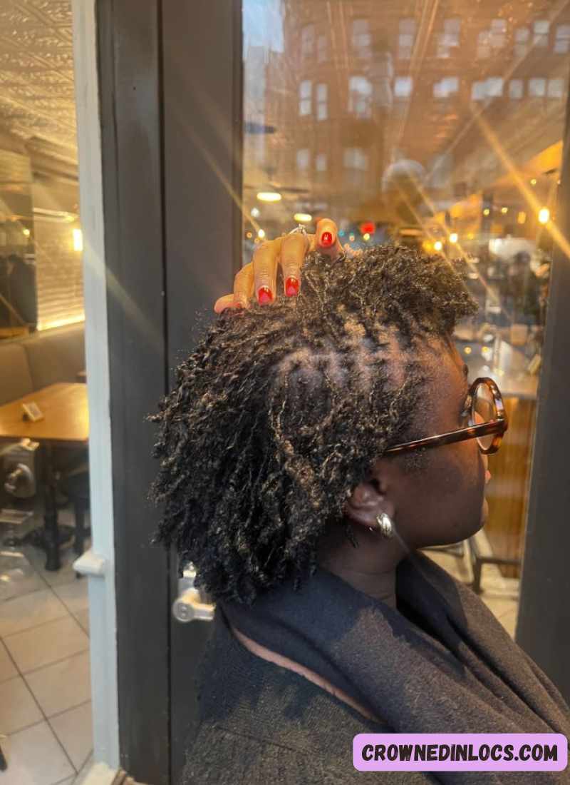 girl on locs