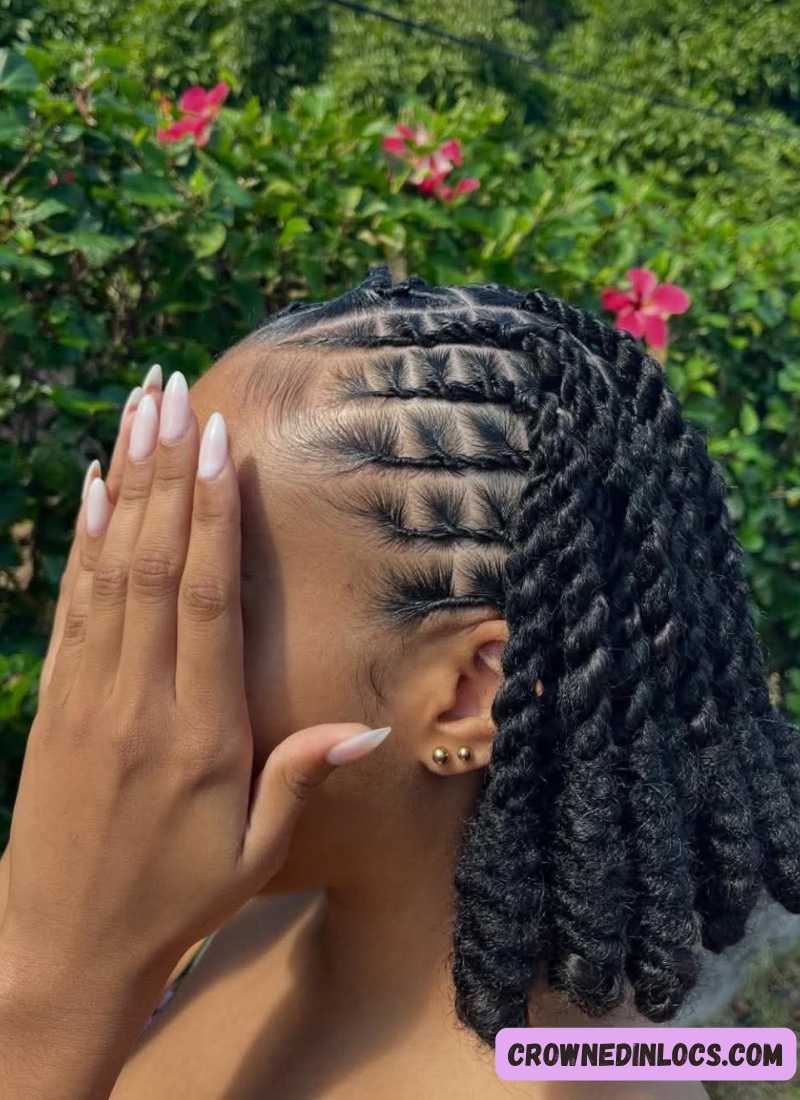 girl on locs