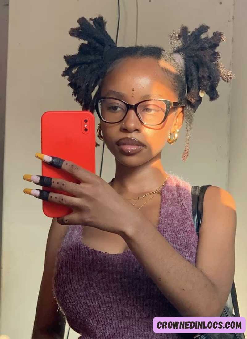 girl on locs