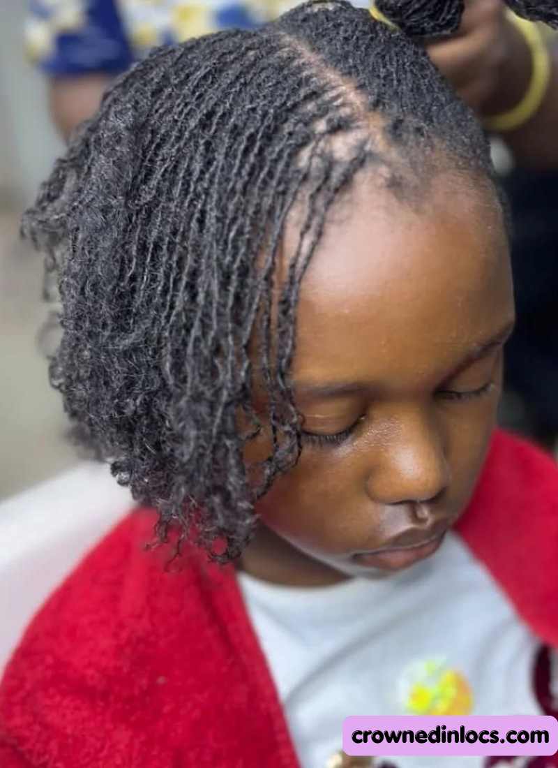 girl on locs