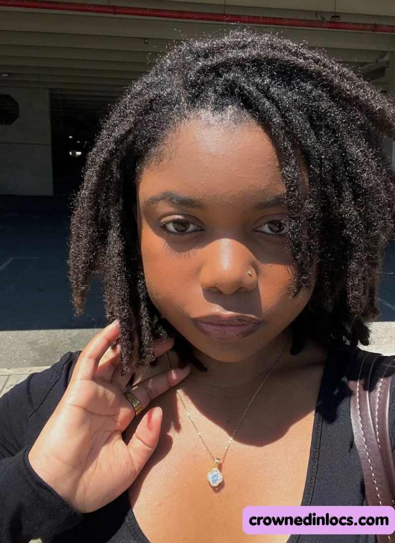 girl on locs