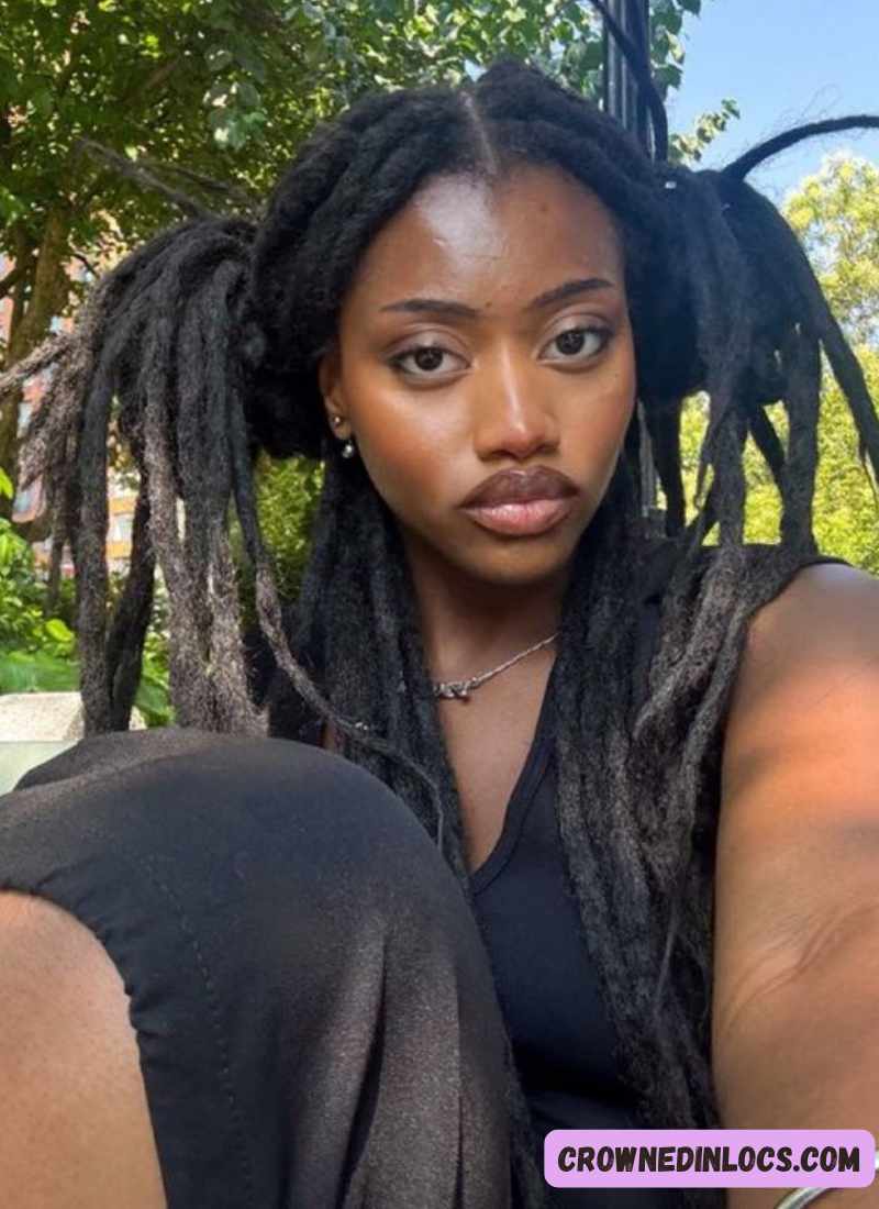 girl on locs