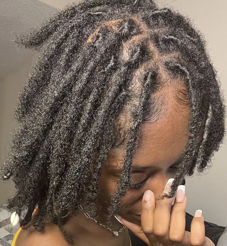 girl on locs