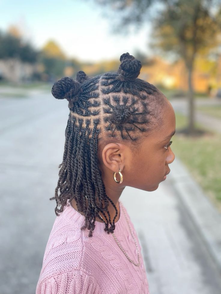 girl on micro locs