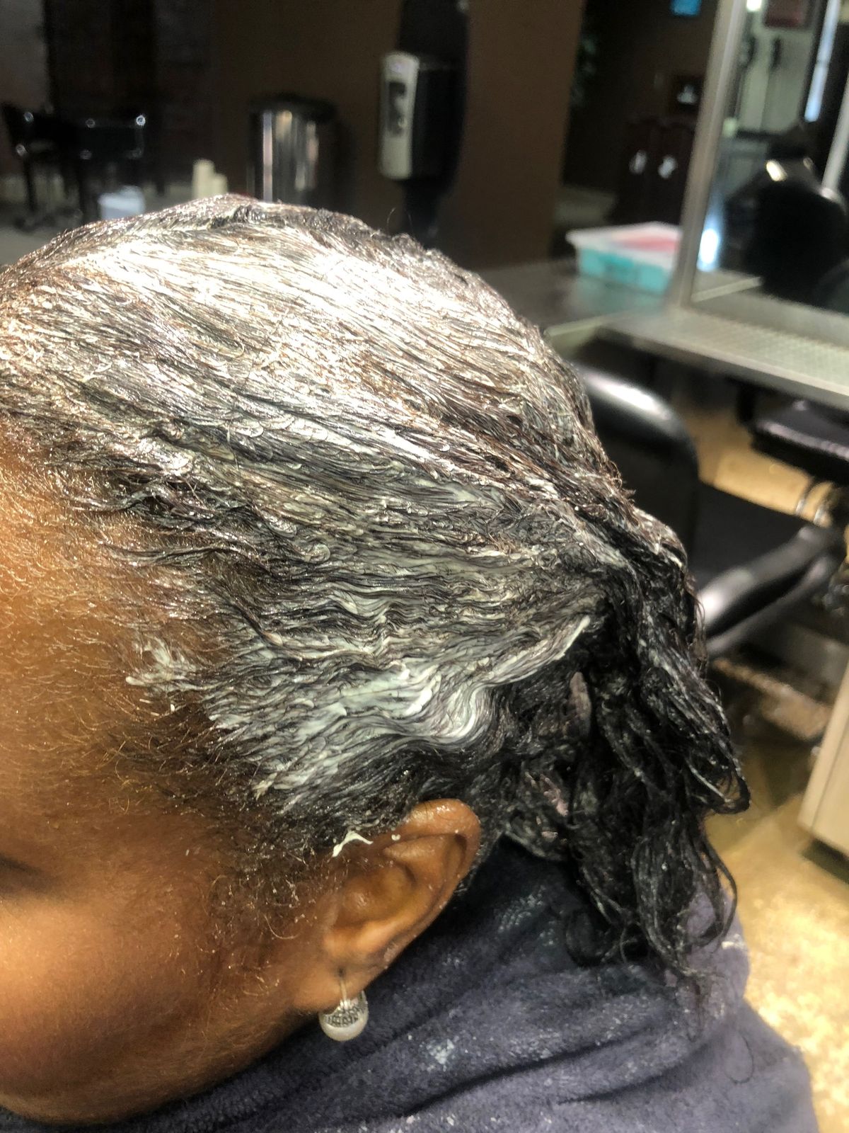 Relaxed hair