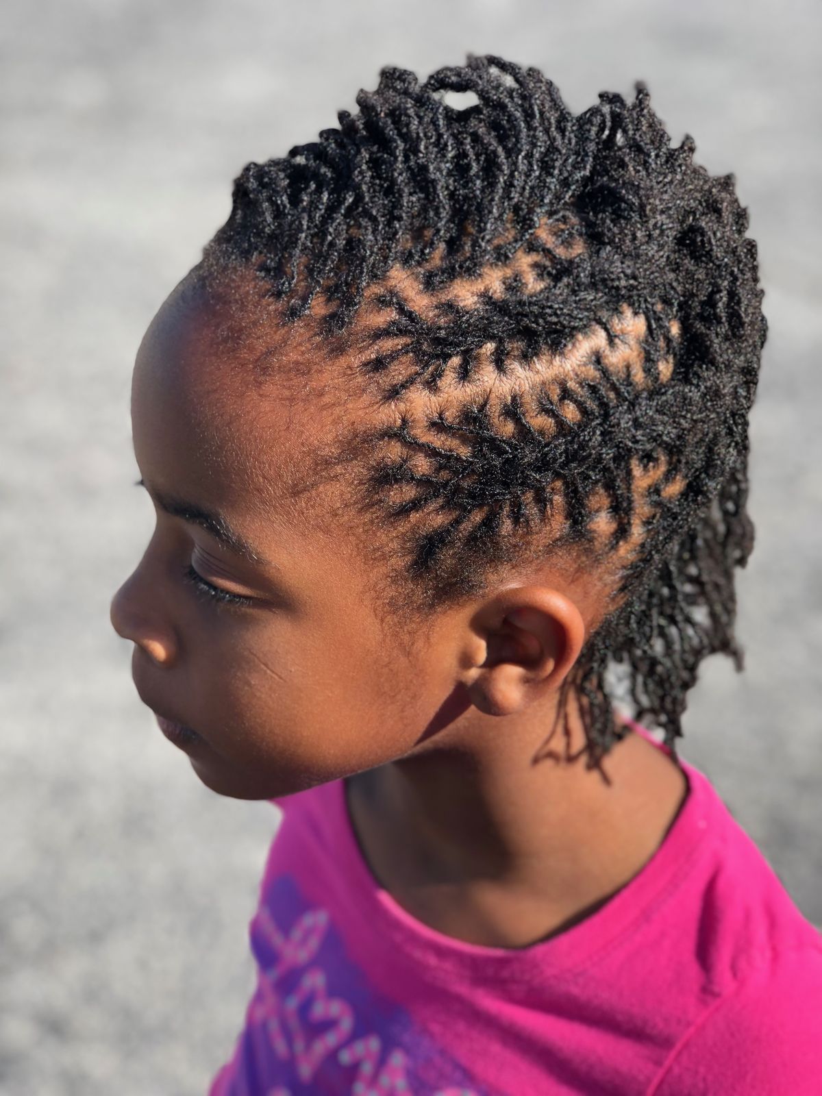 Styled locs
