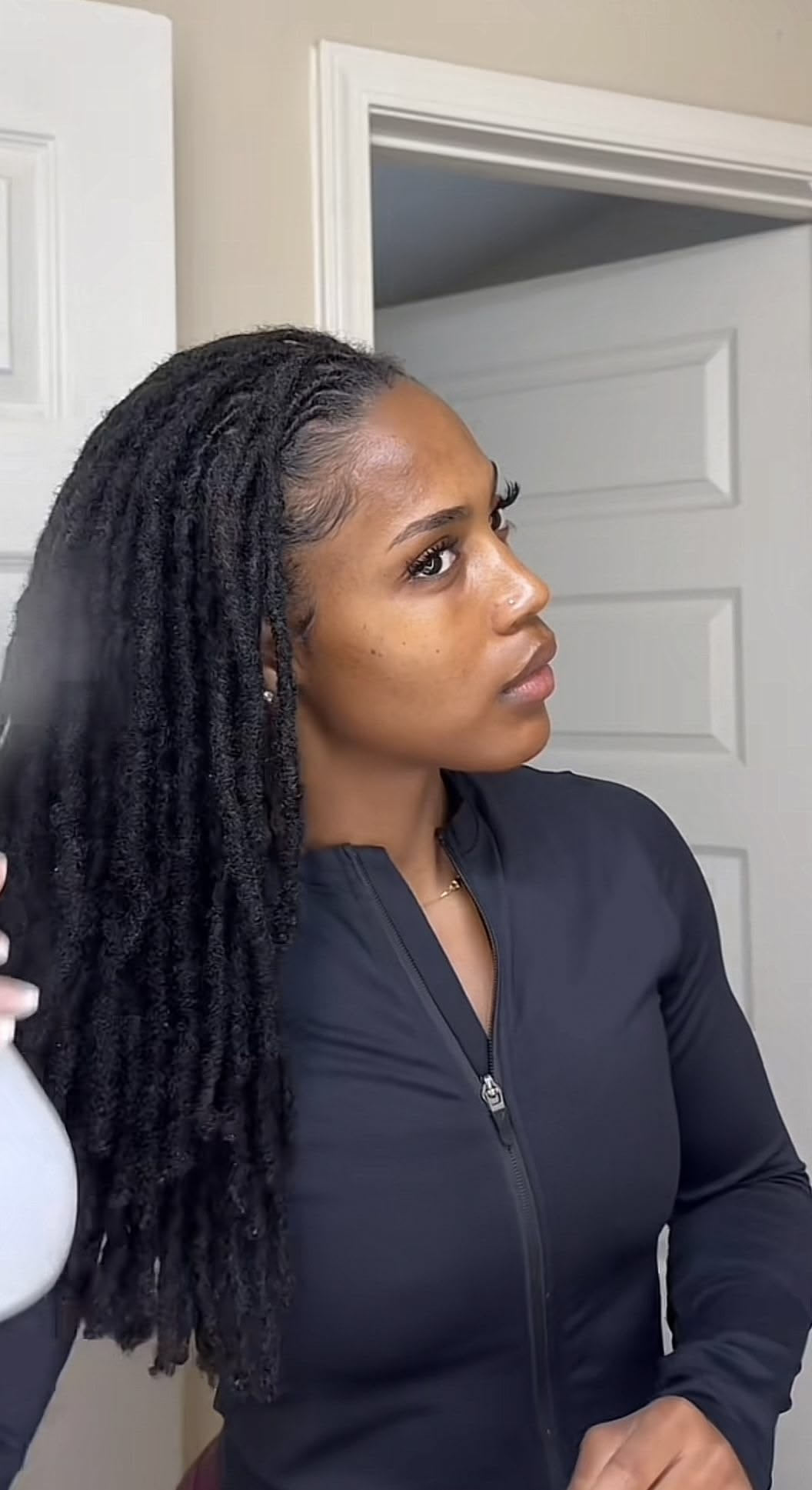 girl on locs