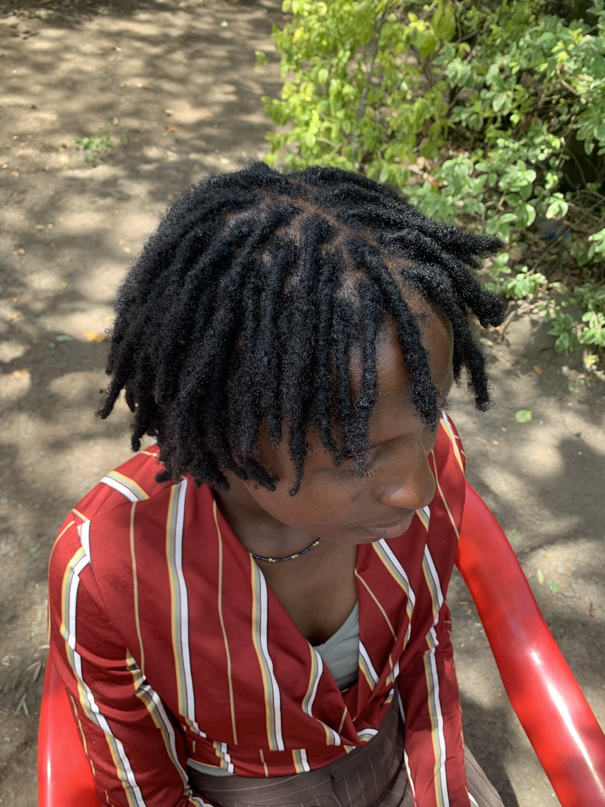 girl on locs
