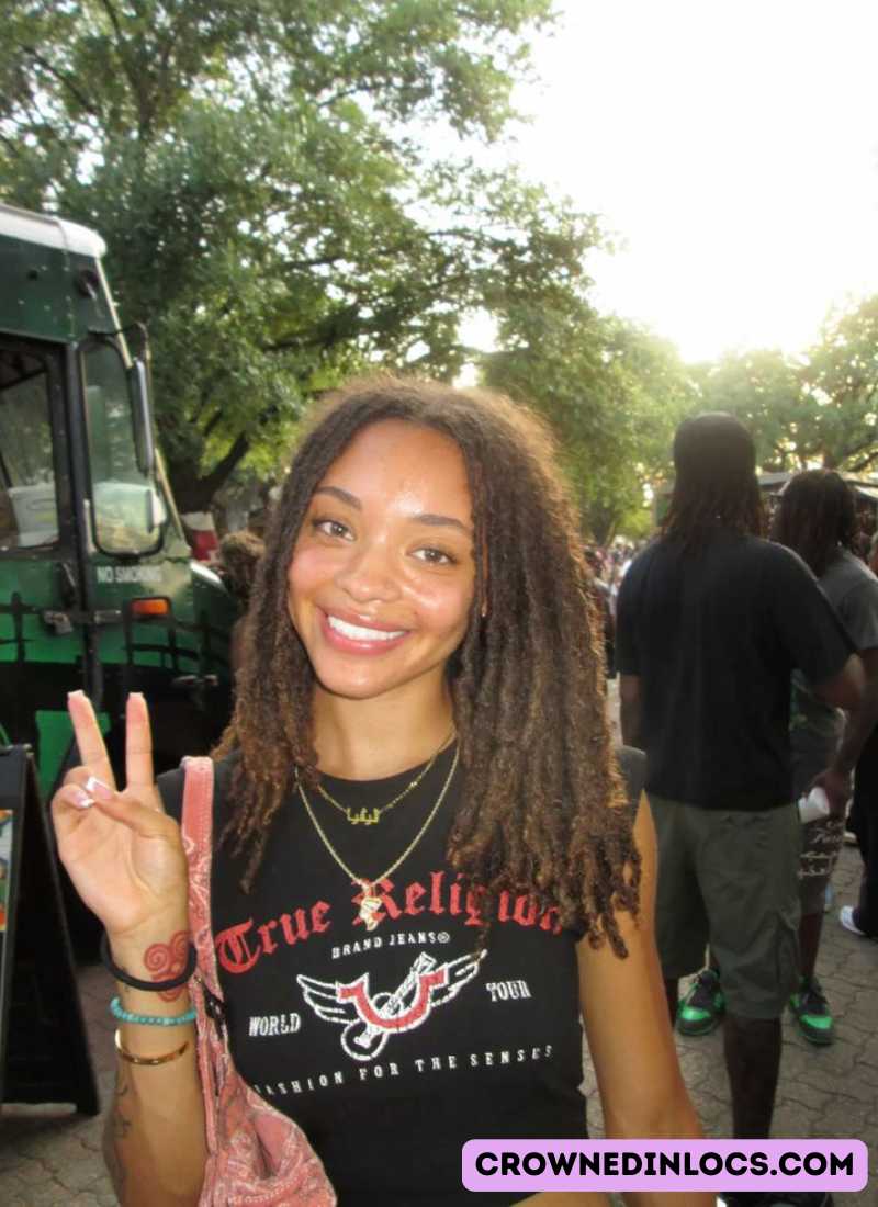 girl on locs