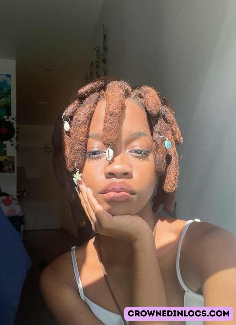 girl on locs