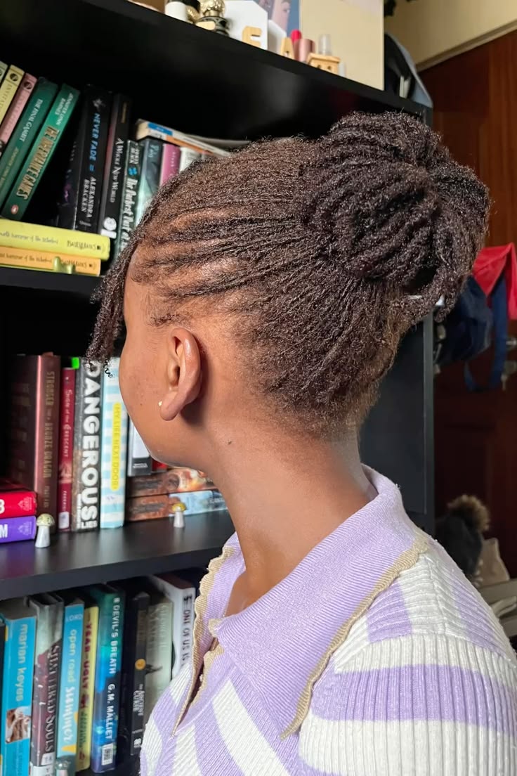 locs bun
