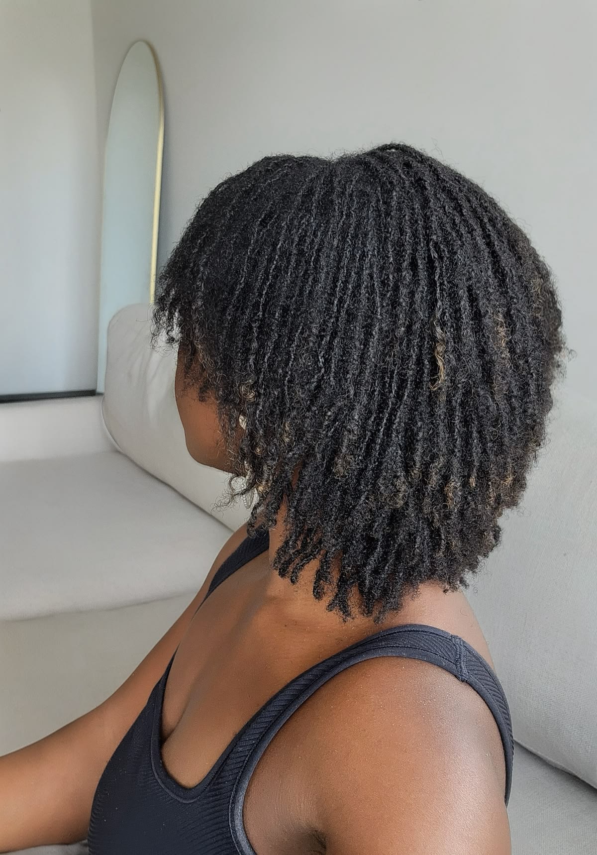 girl on locs
