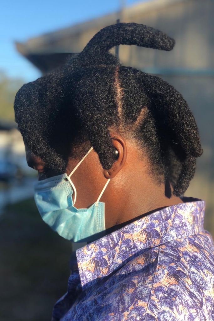 girl on locs